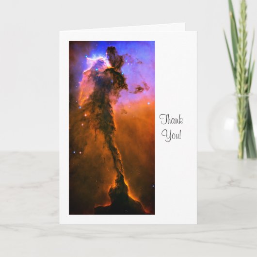 Eagle Nebula, M16 - Sprichwort Vielen Dank Dankeskarte (Vorderseite)