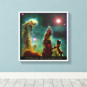 Eagle-Nebula-Poster Leinwanddruck (Insitu (Holzboden))