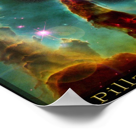 Eagle-Nebula-Poster Poster (Ecke)