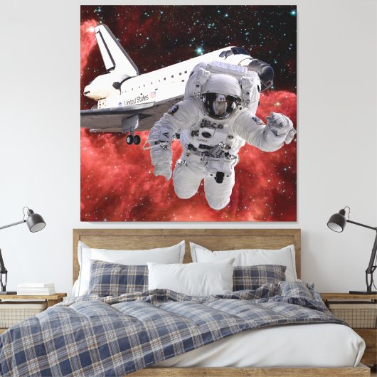 Eagle Nebula-Space-Shuttle EVA Leinwanddruck (Insitu (Schlafzimmer))