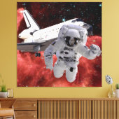 Eagle Nebula-Space-Shuttle EVA Leinwanddruck (Insitu (Wohnzimmer))