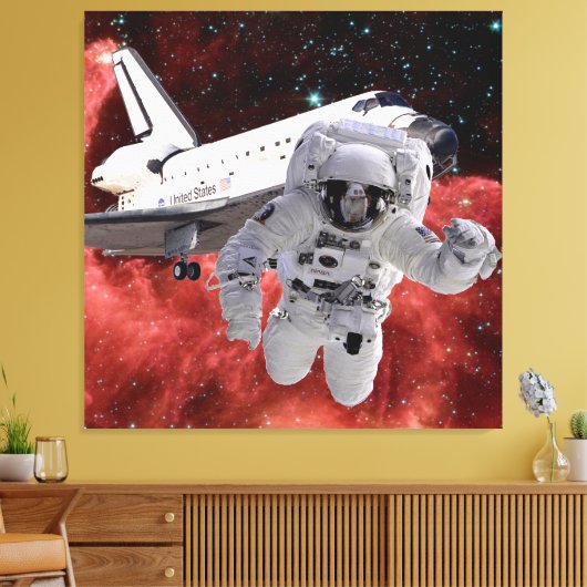 Eagle Nebula-Space-Shuttle EVA Leinwanddruck (Insitu (Wohnzimmer))