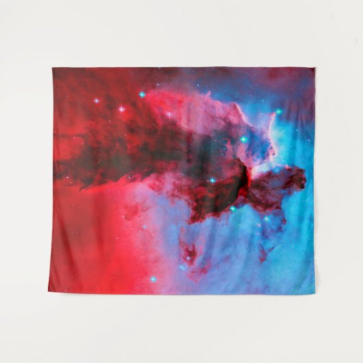 Eagle Nebula Stellar Spire Large Wandteppich (Vorderseite (Horizontal))