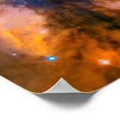 Eagle Nebula Stellar Spire NASA Hubble Space Foto Poster (Ecke)