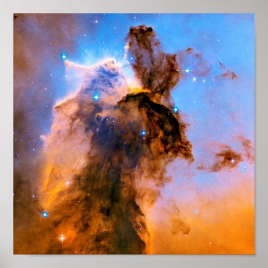 Eagle Nebula Stellar Spire NASA Hubble Space Foto Poster (Vorne)