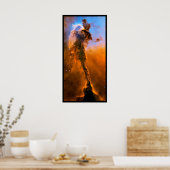 Eagle Nebula Stellar Spire NASA Hubble Space Foto Poster (Küche)
