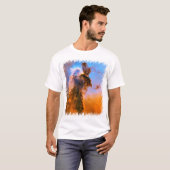 Eagle Nebula Stellar Spire NASA Hubble Space Foto T-Shirt (Vorne ganz)