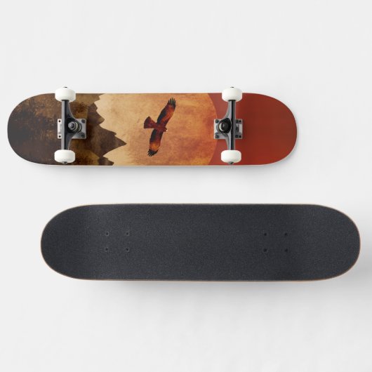Eagle Night Skateboard (Horizontal)