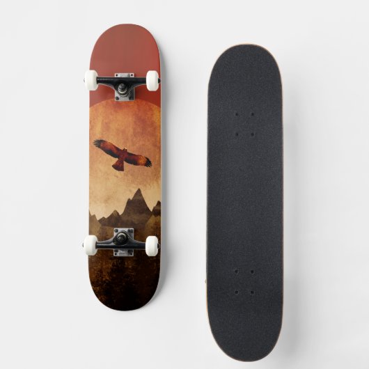Eagle Night Skateboard (Vorderseite)