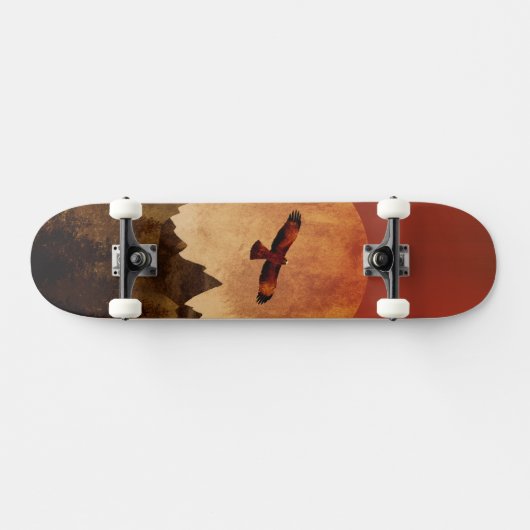 Eagle Night Skateboard (Horizontal)