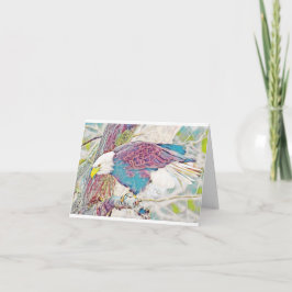Eagle Notecard Blank Inside