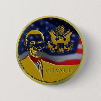 Eagle, Obama, Änderung - besonders angefertigt Button