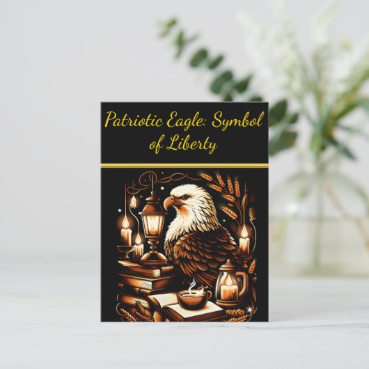 Eagle of Liberty and Knowledge Postkarte (Stehend Vorderseite)