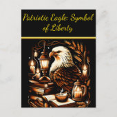 Eagle of Liberty and Knowledge Postkarte (Vorderseite)