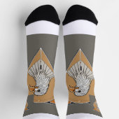 Eagle on socks. Photo logo design. Socken (Oben)