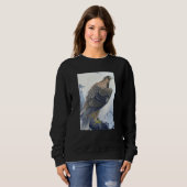 Eagle on Tree Branch by Ohara Koson Sweatshirt (Vorne ganz)