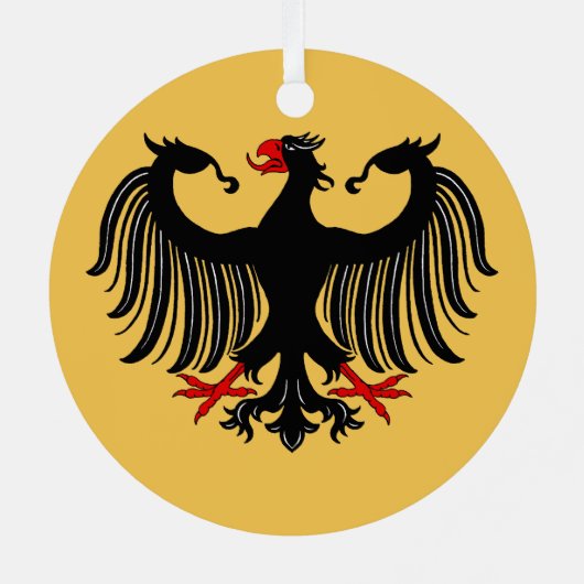 Eagle Ornament Aus Metall (Rückseite)