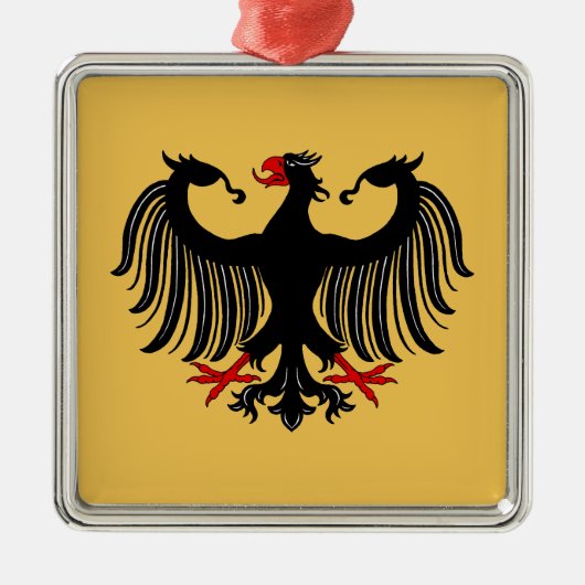 Eagle Ornament Aus Metall (Vorne)