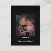 Eagle & Outer Space Business Cards Visitenkarte (Rückseite)