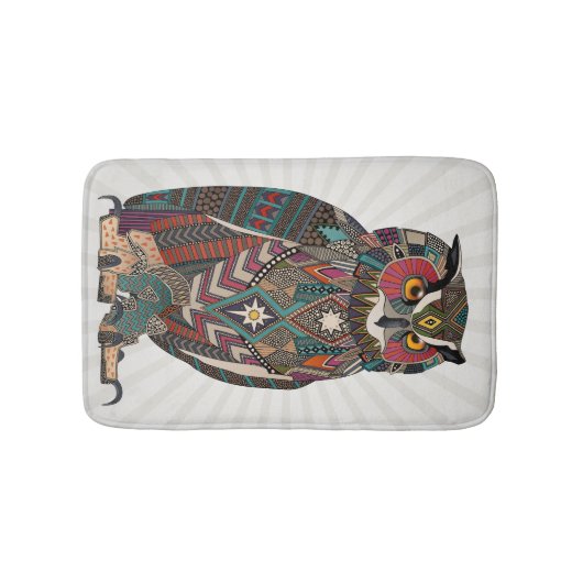 eagle owl badematte (Vorderseite)