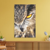 Eagle Owl (Bubo bubo) Leinwanddruck (Insitu (Wohnzimmer))
