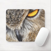 Eagle Owl (Bubo bubo) Mousepad (Mit Mouse)