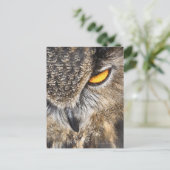 Eagle Owl (Bubo bubo) Postkarte (Stehend Vorderseite)