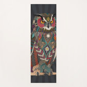eagle owl dark yogamatte (Vorderseite)
