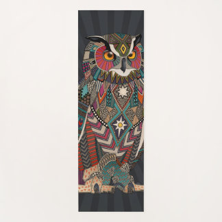 eagle owl dark yogamatte