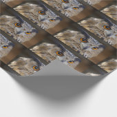 Eagle Owl Geschenkpapier (Ecke)