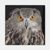 Eagle Owl Magnet (Vorne)
