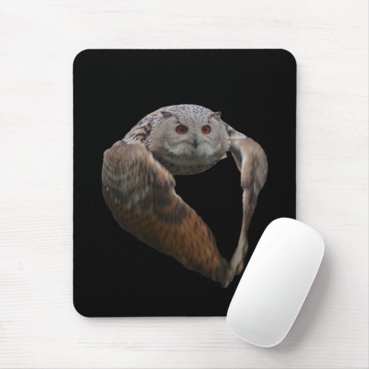 Eagle Owl Mousepad (Mit Mouse)