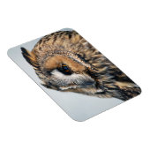 Eagle Owl Premium Magnet (Rechte Seite)