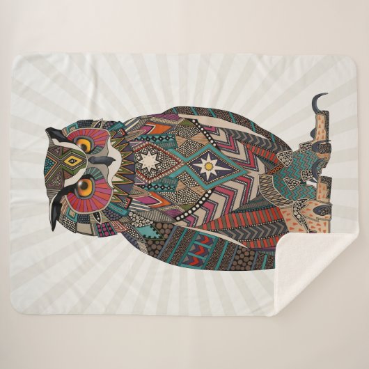 eagle owl sherpadecke (Vorderseite (Horizontal))