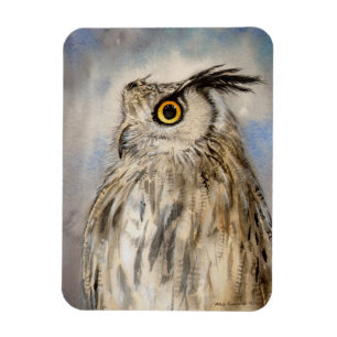 Eagle Owl Wildlife Magnet
