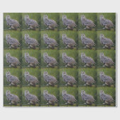 Eagle Owl Wrapping Paper Geschenkpapier (Flach)