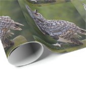 Eagle Owl Wrapping Paper Geschenkpapier (Rolleneckpunkt)