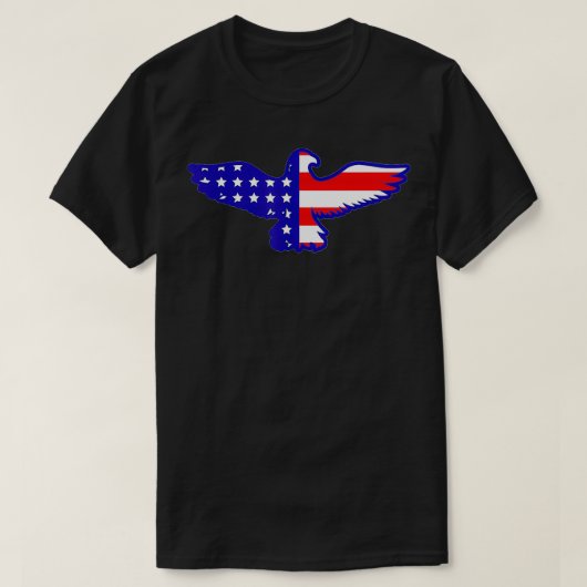 Eagle Patriotic 4. Juli USA Flag Geschenk T-Shirt (Design vorne)