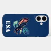 Eagle Patriotic Flag iPhone / iPad Gehäuse Case-Mate iPhone Hülle (Rückseite (Horizontal))