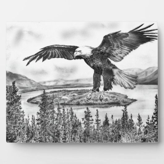 Eagle Plaque Fotoplatte (Vorderseite)