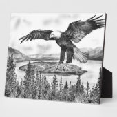 Eagle Plaque Fotoplatte (Seite)