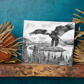 Eagle Plaque Fotoplatte (Seite)