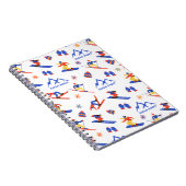 Eagle Point Beaver Utah Ski Snowboard Muster Notizblock (Rechte Seite)