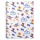 Eagle Point Beaver Utah Ski Snowboard Muster Notizblock (Vorderseite)