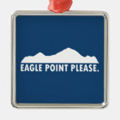 Eagle Point bitte Ornament Aus Metall (Vorne)