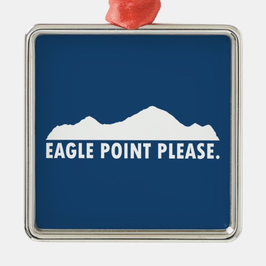 Eagle Point bitte Ornament Aus Metall (Vorne)