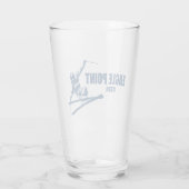 Eagle Point Resort Utah Skier Glas (Rückseite)