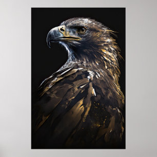Eagle Portrait Art Collection Poster