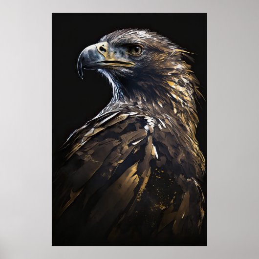 Eagle Portrait Art Collection Poster (Vorne)