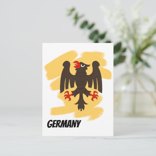 Eagle Postkarte (Stehend Vorderseite)